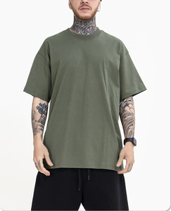 Venta caliente de alta calidad de gran tamaño de talla grande de impresión personalizada al por mayor camiseta en blanco para hombres - Product Image 3