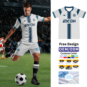 Tenue de football personnalisée sublimée EXON Elite Grade, vêtements d'équipe respirants et anti-humidité pour hommes et femmes - Product Image 1