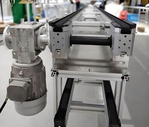 Toshine Heavy Duty Pallet Conveyor System PVC/Nylon/Stainless Steel Belts Anti-Bacterial Oil Resistant Adjustable Speed (Max - Product Image 5