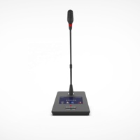 SINGDEN – microphone de conférence filaire à écran tactile couleur MIC-1002LC avec microphone de réunion à écran tactile couleur, nouveau type de microphone