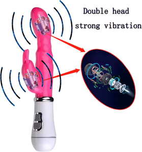 Vibrador de Conejo con Orejas de Conejo, Estimulador de Clítoris y Punto G con 12 Modos de Vibración, Potente Estimulador para Mujeres - Product Image 3