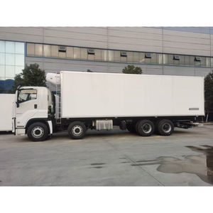 รถบรรทุกห้องเย็น ISUZU CLW 8x4 เกียร์ธรรมดา เครื่องยนต์ดีเซลใหม่ ยูโร 6 อุณหภูมิ -5~-18 องศาเซลเซียส 351-450 แรงม้า รับน้ำหนัก 31-40 ตัน - Product Image 1