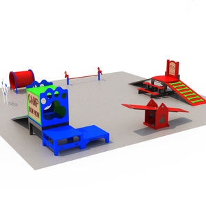 Équipement de tunnel de terrain de jeu pour chiens Écologique Étanche Durable PE Matériel de sécurité extérieure Ensemble de - Product Image 4