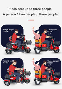 Bon marché Vélo de ville électrique Stock UE Scooter tout-terrain électrique <span class=keywords><strong>moto</strong></span>/puissant cyclomoteur électrique <span class=keywords><strong>3</strong></span> <span class=keywords><strong>roues</strong></span> adulte tricycle pour passager - Product Image 4