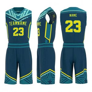 High Quality Sublimation Adult Basketball Uniforms Package Breathable <b>Mesh</b> Plus Size Quick Dry Anti-Bacterial Personalized - Product Image 5
