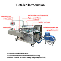 Machine d'emballage automatique pour tubes de dentifrice, flacons cosmétiques, petites boîtes en papier, remplissage, scellage, conditionnement, boîteuseuse personnalisable