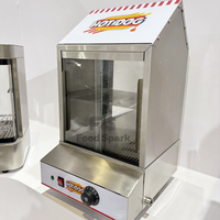 Nouvelle machine électrique professionnelle à hot-dogs, chauffe-vapeur à arc, en acier inoxydable réglable, haute précision, pour camping