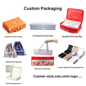 <strong>Luxe</strong> Mahjong Set With Storage Box Chic <strong>Acrylic</strong> MaJong Gatherings <strong>Acrylic</strong> Travel Mahjong Tiles and Mahjong Display Rack - Product Image 3