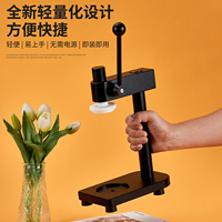Machine de scellage manuelle commerciale pour bocaux PET, idéale pour bars et cafés, scelleuse de pots en plastique, machine de capsulage économe en énergie, outils de cuisine intelligents