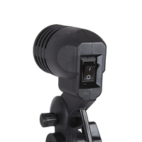 Accessoires de studio photo, adaptateur universel de douille E27 pour lampe simple, en matériau ABS, alimenté par prise