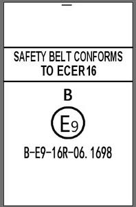 <span class=keywords><strong>Ceinture</strong></span> de sécurité automobile à 2 points certifiée E9 anti-âge, en polyester renforcé d'acier, universelle, durable - Product Image 5