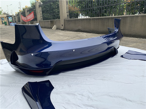 Kit de carrocería de parachoques delantero para tesla, Modelo 3 Assassin, color azul - Product Image 6