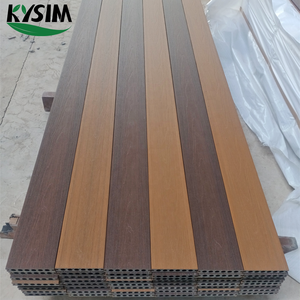 Eco-Friendly Anti-Uv Extruded Wpc Wood Plastic Composite Terrace Floor Waterproof Patio WPC Outdoor <strong>Decking</strong> - Product Image 5