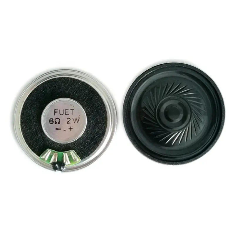 Manufacture 8ohm 1W 40ミリメートルRound Speaker Inner Magnet Metal Frame Audio Mylar Speaker Headphones Speaker Components