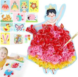Tissu enchanté <span class=keywords><strong>dessin</strong></span> habiller planche Art Set artisanat faisant Kit Art Kits pour enfants - Product Image 6