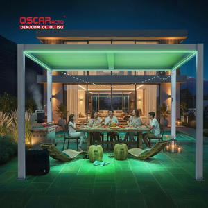 ศาลาพักผ่อนแบบพกพาพร้อมระบบปรับระดับด้วยมือและฟังก์ชั่นจากุซซี่ สำหรับสวน ลานบ้าน และพื้นที่พักผ่อนหลังบ้าน - Product Image 1