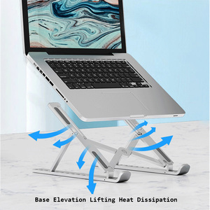 Vente en gros OEM Creative <span class=keywords><strong>Portable</strong></span> Pliable Tablette Support pour <span class=keywords><strong>ordinateur</strong></span> <span class=keywords><strong>portable</strong></span> Base dix fois surélevée et abaissée Dissipation de la chaleur Support pour <span class=keywords><strong>ordinateur</strong></span> - Product Image 5