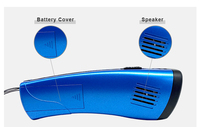 Lampe torche portable Sun Flash Light 3 pièces LED solaire rechargeable, alimentée par dynamo manuelle, lampe de poche de camping