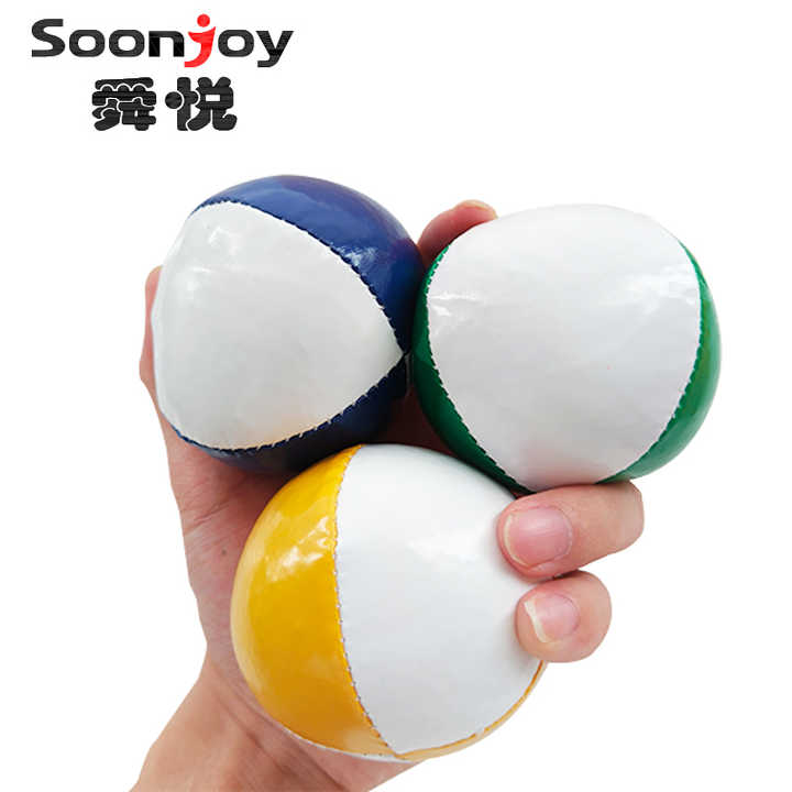 Haofy 3 PCS Pu Juggling Balls Clown Juggle Ball Set for Beginner&Professionals, Juggling Balls Juggling Ball (Blu