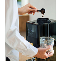 Cafetière à filtre tout-en-un Grind Brew avec panneau de commande tactile, programmable, moulin intégré, carafe en verre, intelligente