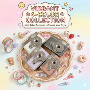 Appareil photo pour enfants, vidéo 2K, appareil photo numérique 12MP pour enfants <span class=keywords><strong>avec</strong></span> flash et lumière LED, jouet éducatif amusant pour garçons et filles - Product Image 1