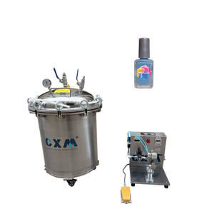 Machine de remplissage semi-automatique pour vernis à ongles et crèmes/gels/pâtes en plastique/verre pour flacons cosmétiques - Product Image 1