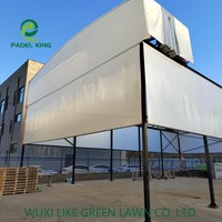 Structure de toit rétractable en membrane PVC pour arène sportive couverte avec structure en acier robuste pour les opérateurs de clubs et les installations d'entraînement en salle