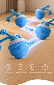 2025 nuova palla da masticare intelligente per cani rotolanti con cane che abbaia giocattolo interattivo per gatti per animali domestici in movimento automatico miglior cane gatto giocattolo - Product Image 4