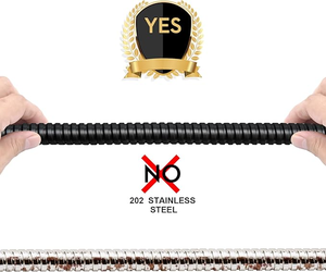 Manguera de Ducha de Mano Moderna de Acero Inoxidable, Flexible, con Extensión y Inserto de Latón, Nueva para Uso en Baños - Product Image 3