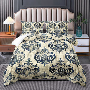 <span class=keywords><strong>ชุด</strong></span>เครื่องนอนลายดอกไม้3D ดิจิตอลชุดเครื่องนอนที่เรียบง่ายคลาสสิกดั้งเดิม - Product Image 4