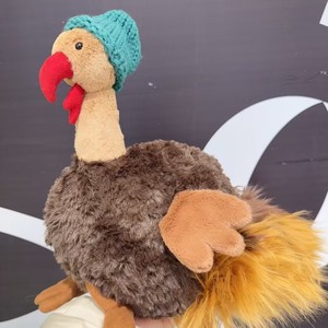 Peluche de Pavo Británico <span class=keywords><strong>Leo</strong></span>, Tela de Peluche Súper Suave, Relleno de Algodón PP, Tamaño 20-30cm, Muñeco de Peluche Unisex, Regalo - Product Image 3