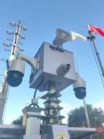 Solar Powered 8MP pengendali jarak jauh CCTV Trailer kamera seluler menara pengintai