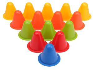 Conos de Agilidad Deportivos YOTO de 8 cm para Entrenamiento de Fútbol para Niños, Marcadores Flexibles y Duraderos de PE - Product Image 2