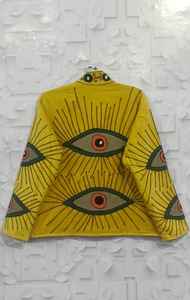 Chaqueta de terciopelo Suzani larga estilo vintage, elegante y casual para mujer, abrigo de invierno bordado a mano, cárdigan acogedor, vestido playero. - Product Image 5