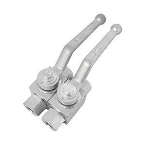 วาล์วบอลไฮดรอลิกเหล็กกล้าคาร์บอนแบบสวิตช์แรงดันสูงแบบแมนนวล - Product Image 4