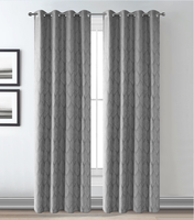 Rideaux occultants 100 % polyester pour hôtels et maisons, design jacquard tissé plat pour usage domestique et hospitalier