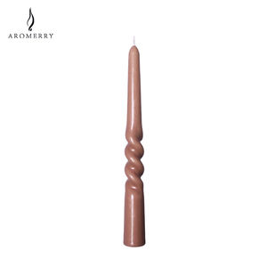Wholesale New Style Spiral Twisty Stick Taper <strong>Orange</strong> Color <strong>Candles</strong> for Wedding Dinner Decor 20cm - Product Image 4