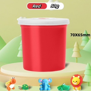 Pâte à modeler éducative pour enfants en gros, super légère, auto-durcissante, en couleurs, plastique souple, emballage cadeau pour enfants - Product Image 4