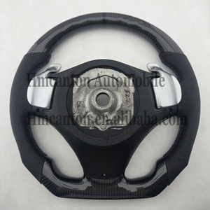 Produit neuf, volant sport en cuir perforé et fibre de carbone pour BMW E90 E91 E92 E93 Série 3 - Product Image 2