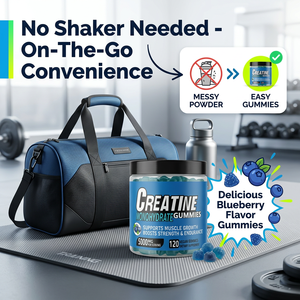Gomitas de Creatina OEM ODM en Frasco para Fisicoculturismo y Aumento de Masa Muscular, Suplemento Deportivo de Marca Privada - Product Image 2