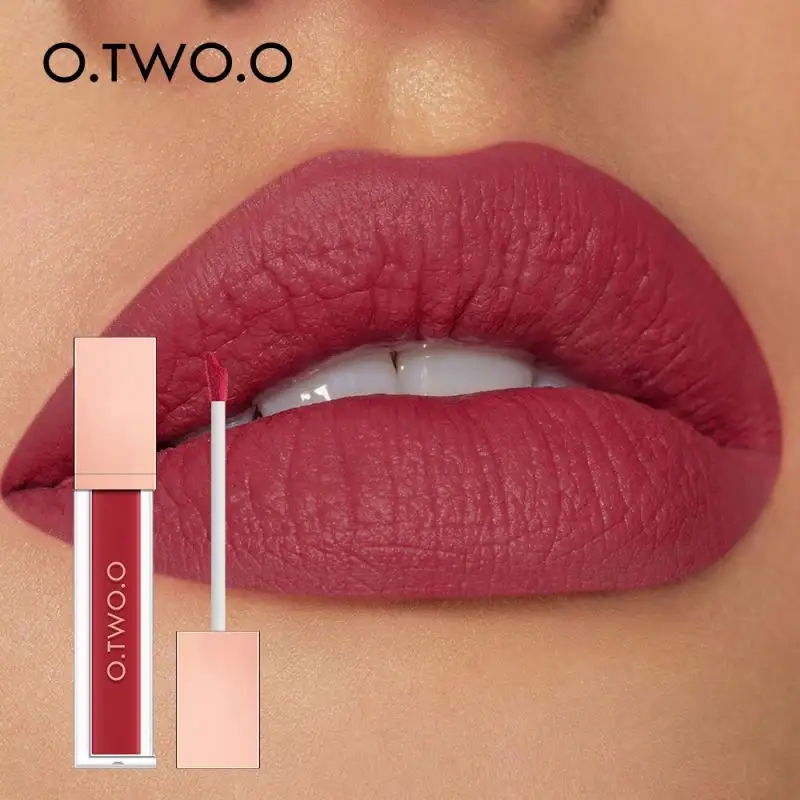 O.TW O.O Logotipo personalizado Precio de fábrica de alta calidad Brillo de labios mate Lápiz labial líquido Lápices labiales de 12 Colores de larga duración para OEM
