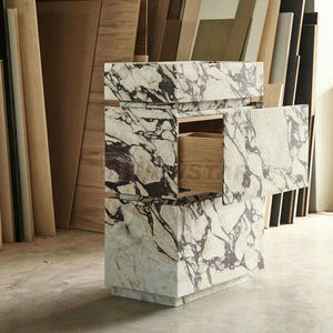 Newstar Salle de bain Calacatta Marbre Vainty avec évier et <span class=keywords><strong>bassin</strong></span> <span class=keywords><strong>Bassin</strong></span> de vanité de salle de bain en pierre naturelle - Product Image 5