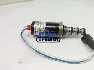 SK200-6E SY135 SY335ชิ้นส่วนรถขุด EC210ปั๊มไฮดรอลิกโซลินอยด์วาล์ว SKX5P-17-208 KDRDE5KR-20 40C07-203A - Product Image 4