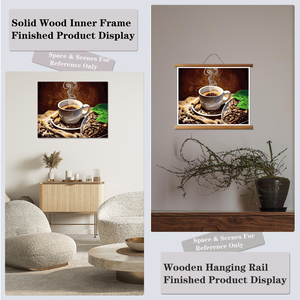 Paint by Numbers Coffee Cup Still Life Canvas Kit Rectangle Handmade Digital Printing Art DIY Realist Style - Product Image 6