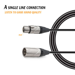 <span class=keywords><strong>Cable</strong></span> de Extensión <span class=keywords><strong>XLR</strong></span> Macho <span class=keywords><strong>a</strong></span> Hembra, <span class=keywords><strong>Cable</strong></span> de Audio <span class=keywords><strong>Balanceado</strong></span> de Cobre con Revestimiento de PVC para Sonido y Micrófono - Product Image 2