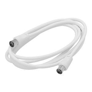 Cavo di prolunga per TV/video. Cavo da 2 metri, connettore da 9,5 mm. Con adattatore maschio/femmina - Product Image 1