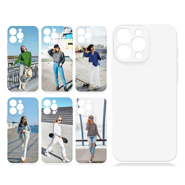 DIY Customization Phone Case for iPhone 16 Series 3D PC Full Wrapped Film Blank Sublimation Phone Cover with Camera Protection