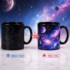 Taza de Cerámica de Anime Linda Promocional, Taza Mágica que Cambia de Color con Logotipo Personalizado, Regalos Románticos, Taza de Cerámica con Impresión, Tazas de Leche que Cambian de Color - Product Image 2