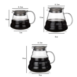 Cafetière goutteur pot <span class=keywords><strong>carafe</strong></span> en verre ensemble de cafetière avec filtre goutte à goutte en acier inoxydable réutilisable - Product Image 6