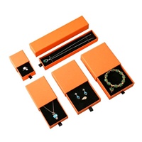 Boîte à bijoux en carton écologique rectangulaire/carrée avec tiroir coulissant, personnalisable avec logo, pour boucles d'oreilles, bracelets, bagues, colliers - Vente en gros